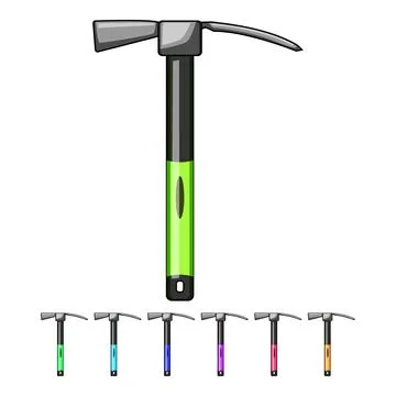 Pickaxe pickaxe cartoon vector graphic Stock Illustration