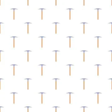 Pickaxe tools pattern creating mining industry background イラスト素材