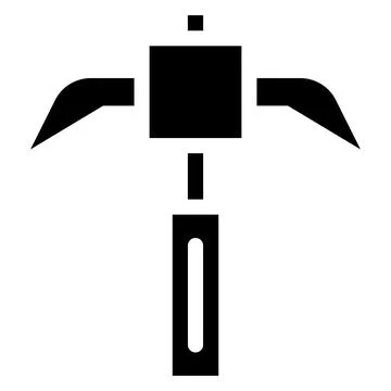 Pickaxe Vector Icon Design Illustration Stock Illustration