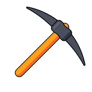 Pickaxe Vector Illustration Stock Illustration