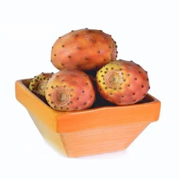 Picked prickly pears fruit Stock Photos