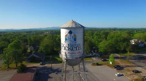 Pickens Water tower fly over Stock Footage 62563265