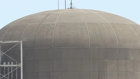 Pickering Candu nuclear power generating plant in Ontario Canada Видео 152604176