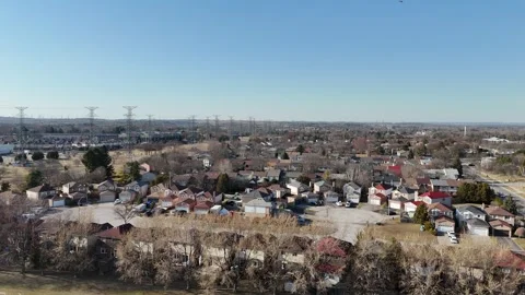 Pickering Park From Above Stock Footage 304701238