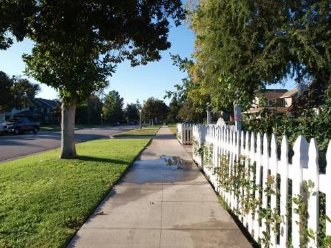 Picket fence Stock Photos