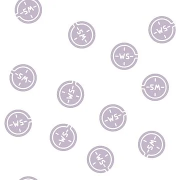 Picket measuring tool glyph vector seamless pattern Stockillustratie