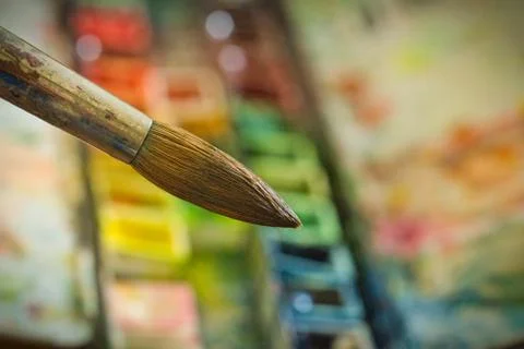Picking up color Stock Photos