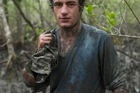 Picking Crabs Foto stock