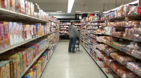 Picking up groceries from the store (3 of 8) Stock Footage 35163318