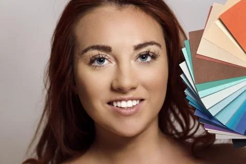 Picking the right colour Foto stock