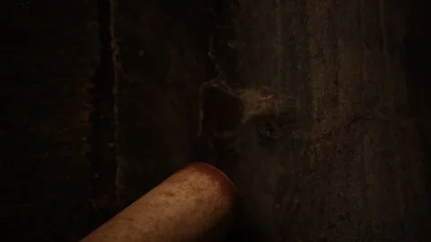 Picking Up Vintage Documents With Cobewbs Stock Footage 282443358