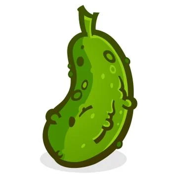 Pickle Cartoon Vector Illustration Stock Illustration