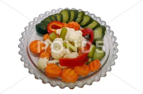 Pickle salad Stock Photos