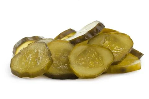 Pickle slices Stock Photos