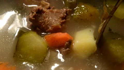 Pickle soup with beef Видео 302238849
