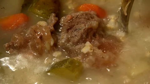 Pickle soup with beef Stockbeeldmateriaal 302296186