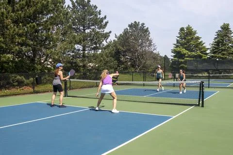 Pickleball Approach Stock Photos