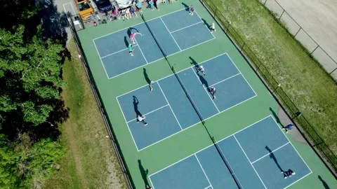 Pickleball Regular Speed Stock Footage 244813511