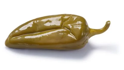 Pickled Anaheim pepper, paths Stock Photos