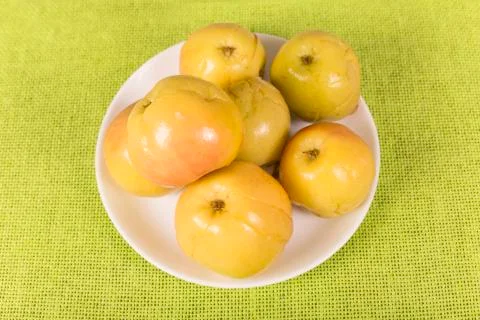 Pickled apples Stock Photos