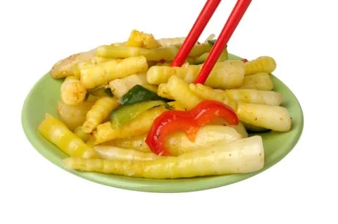 Pickled bamboo Stock Photos