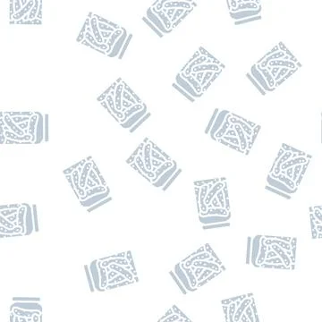 Pickled cucumber glyph vector seamless pattern Stock Illustration