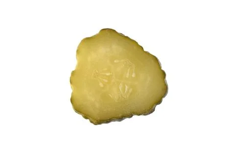 Pickled cucumbers isolated on white background. Stock Photos