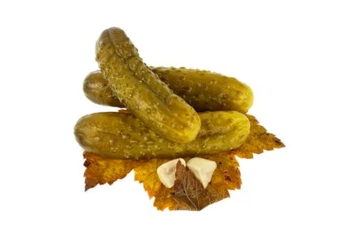 Pickled cucumbers Stock Photos