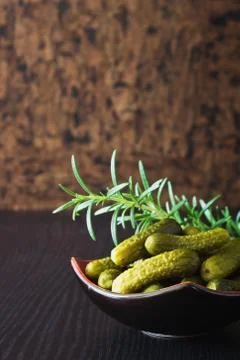 Pickled cucumbers Stock Photos