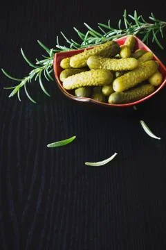Pickled cucumbers Stock Photos