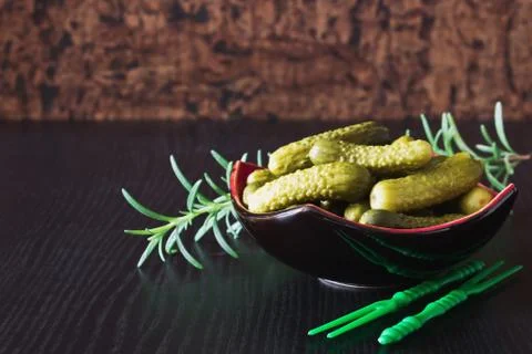Pickled cucumbers Stock Photos