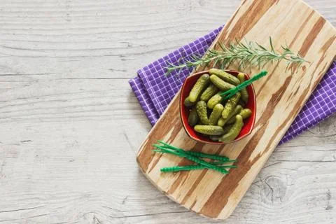 Pickled cucumbers Stock Photos