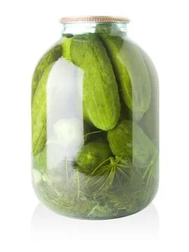 Pickled cucumbers. Stock Photos