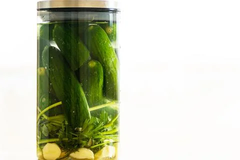Pickled Cucumbers Stock Photos