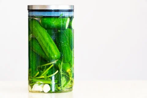 Pickled Cucumbers Stock Photos