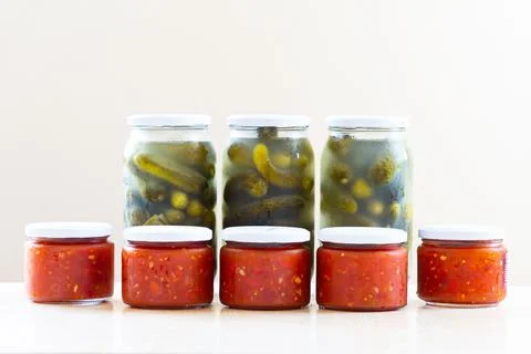 Pickled Cucumbers Stock Photos