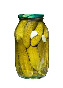 Pickled cucumbers Stock Photos