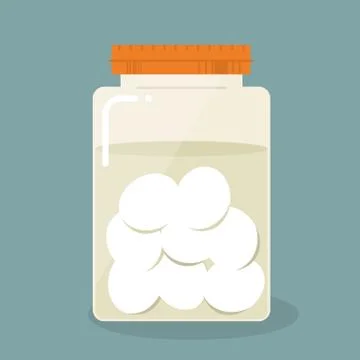 Pickled egg Illustrazione stock