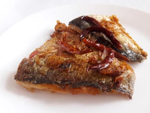 Pickled fish 스톡 사진