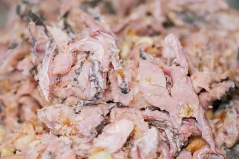 Pickled fish, raw fish fermented With salt and roast rice for a cooking Stock Photos