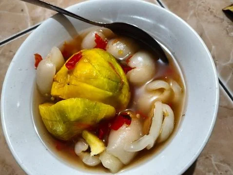 Pickled Fruit Foto stock