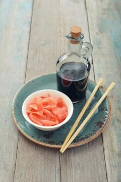 Pickled ginger Stock Photos