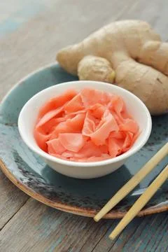 Pickled ginger Foto stock
