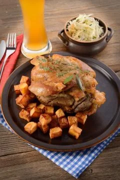 Pickled ham hock Stock Photos