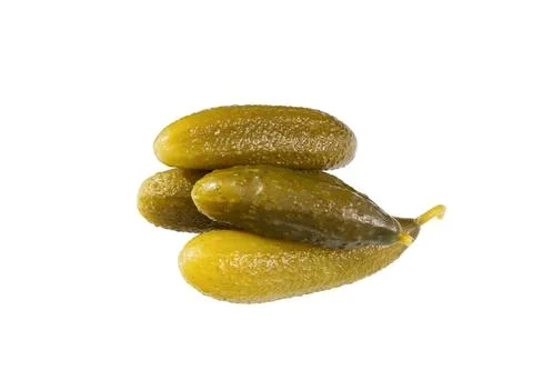 Pickled, marinated cucumbers Stock Photos