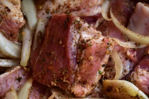 Pickled meat Stock Photos