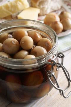 Pickled onions Stock Photos