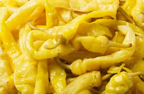 Pickled peppers Foto stock