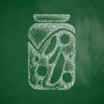 Pickled vegetables icon Stock Illustration