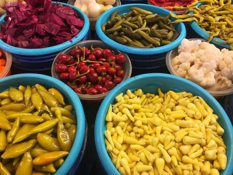 Pickled vegetables Stock Photos